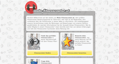 Desktop Screenshot of mein-fitnesscenter.at