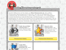 Tablet Screenshot of mein-fitnesscenter.at